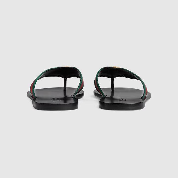 GUCCI Men's thong sandal with Web