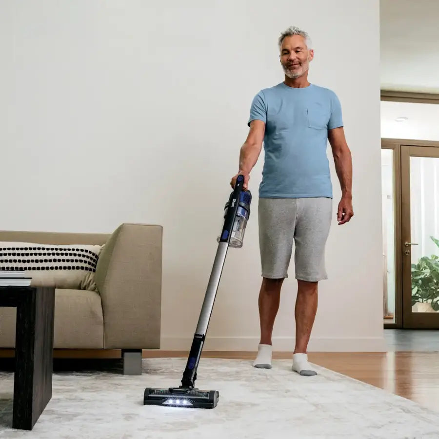 Shark - Pet Cordless Stick Vacuum with XL Dust Cup, LED Headlights - Blue Iris