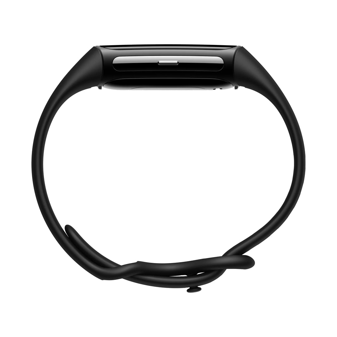 Fitbit Charge 6 Fitness Tracker with Heart Rate, GPS, Premium Membership, Health Tools - Obsidian/Black