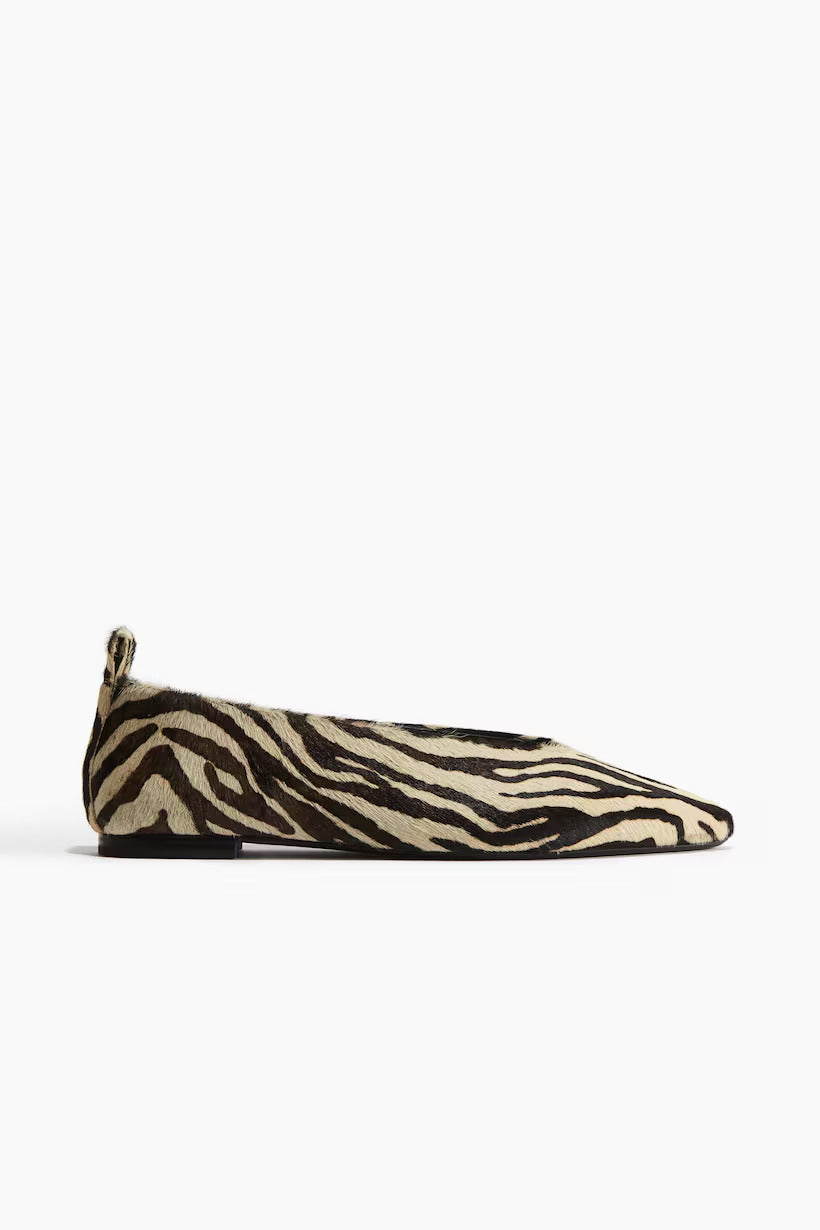 H&M Leather Ballet Flats