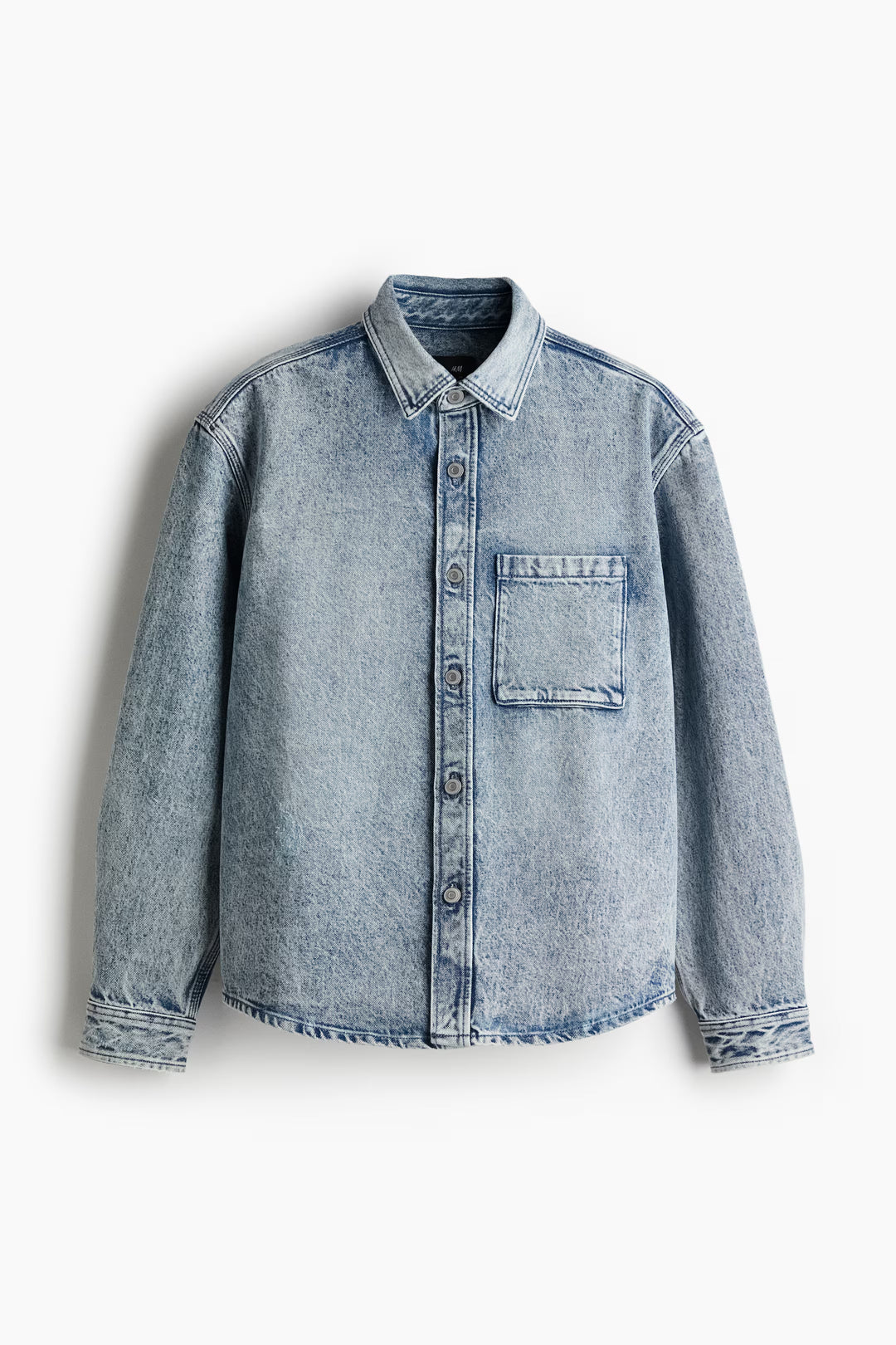H&M Boxy Denim Shirt
