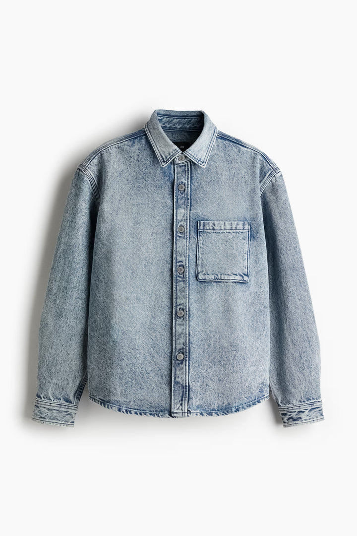 H&M Boxy Denim Shirt