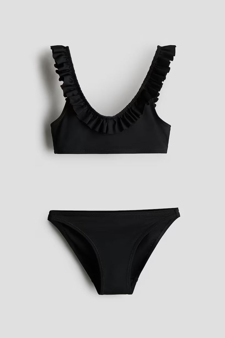 H&M Ruffle-Trimmed Two-Piece Swimsuit