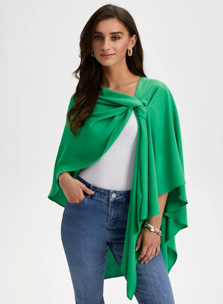 LAURA Textured Crepe Shawl
