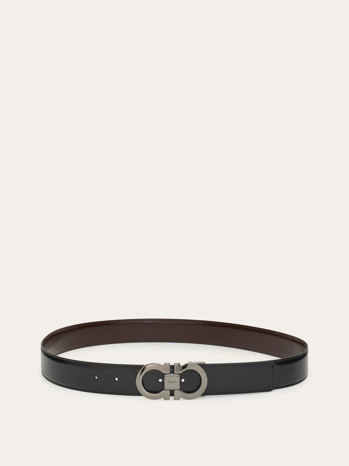 Ferragamo Reversible and adjustable Gancini belt