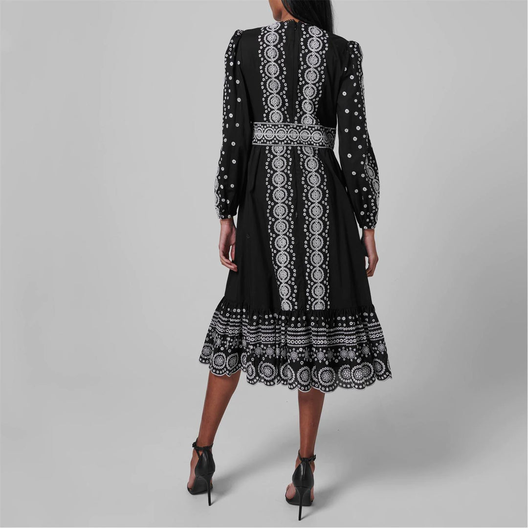 MICHAEL Michael Kors Eylet Midi Dress