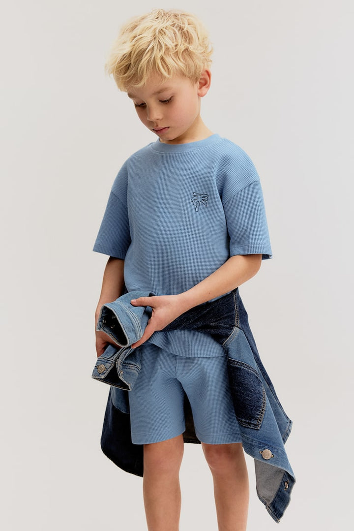H&M 2-Piece Waffled Cotton Set