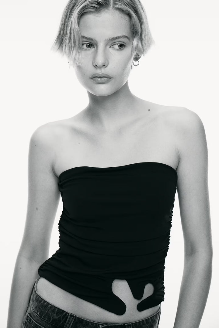 H&M Bandeau Top with Cut-Out Detail