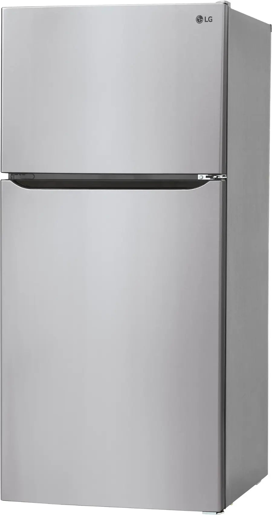 LG - 23.8 Cu. Ft. Top Freezer Refrigerator with Internal Water Dispenser - Stainless Steel