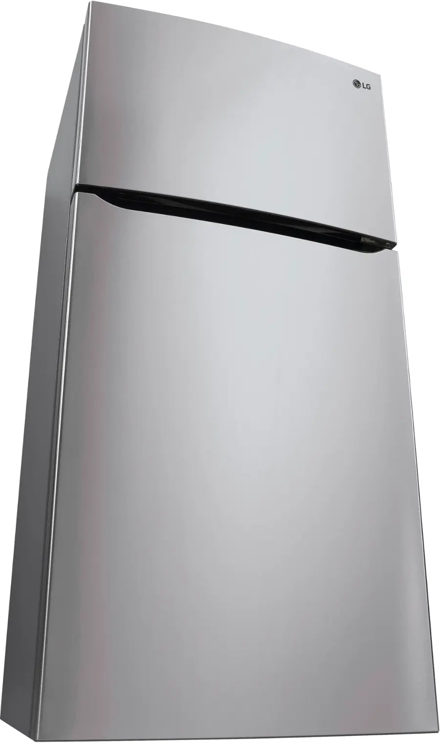 LG - 23.8 Cu. Ft. Top Freezer Refrigerator with Internal Water Dispenser - Stainless Steel