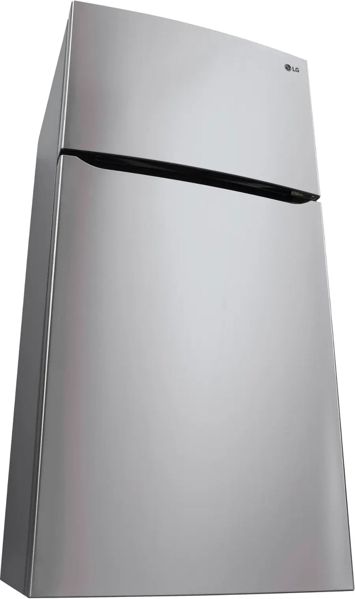 LG - 23.8 Cu. Ft. Top Freezer Refrigerator with Internal Water Dispenser - Stainless Steel