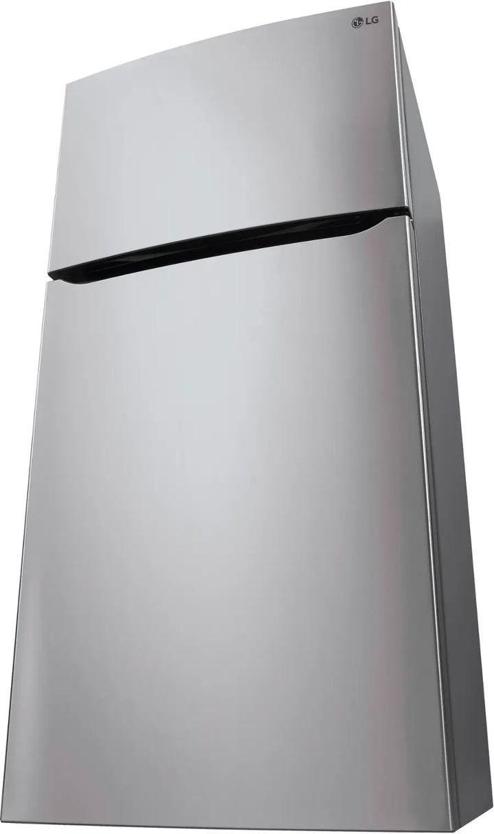 LG - 23.8 Cu. Ft. Top Freezer Refrigerator with Internal Water Dispenser - Stainless Steel