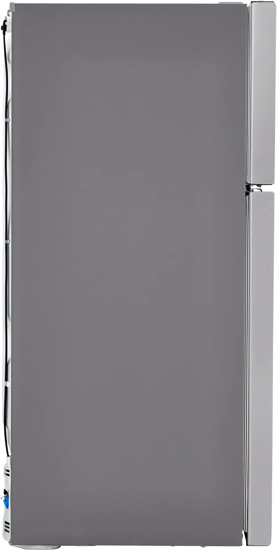 LG - 23.8 Cu. Ft. Top Freezer Refrigerator with Internal Water Dispenser - Stainless Steel