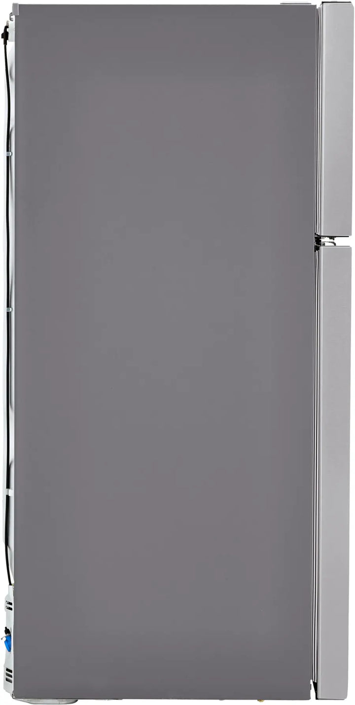 LG - 23.8 Cu. Ft. Top Freezer Refrigerator with Internal Water Dispenser - Stainless Steel