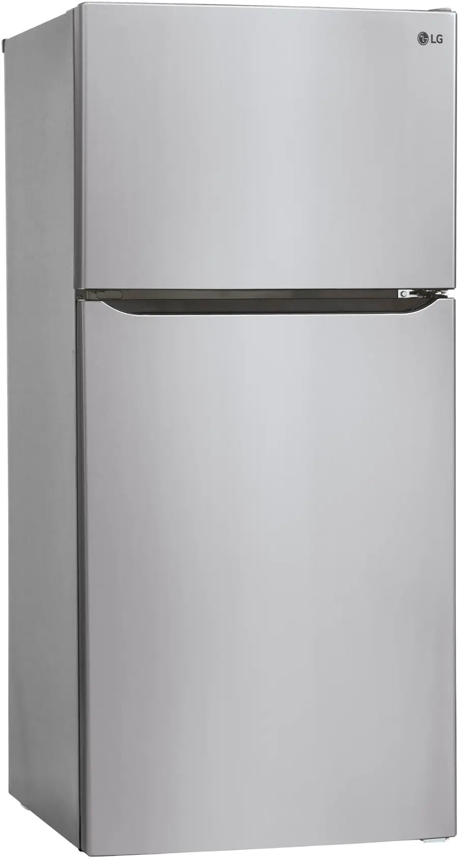 LG - 23.8 Cu. Ft. Top Freezer Refrigerator with Internal Water Dispenser - Stainless Steel