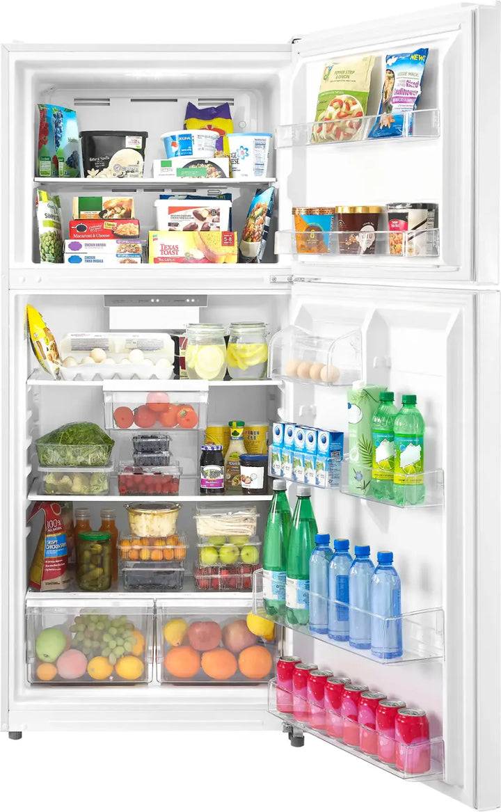 Insignia™ - 18 Cu. Ft. Top-Freezer Refrigerator with ENERGY STAR Certification - Stainless Steel