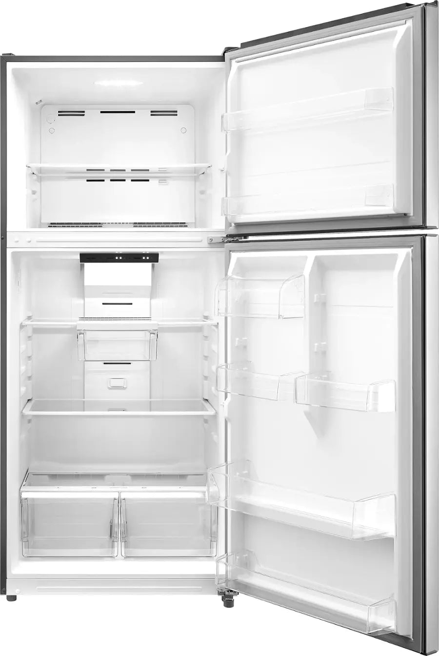 Insignia™ - 18 Cu. Ft. Top-Freezer Refrigerator with ENERGY STAR Certification - Stainless Steel