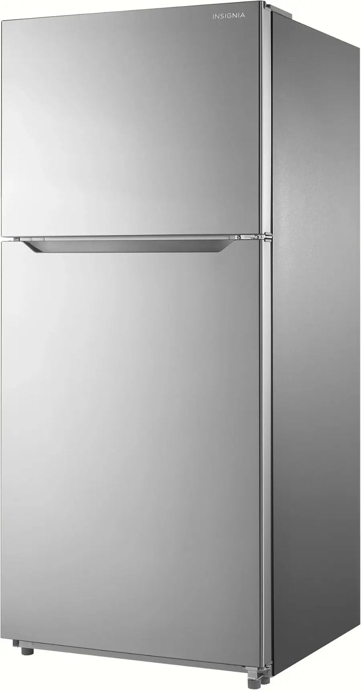 Insignia™ - 18 Cu. Ft. Top-Freezer Refrigerator with ENERGY STAR Certification - Stainless Steel