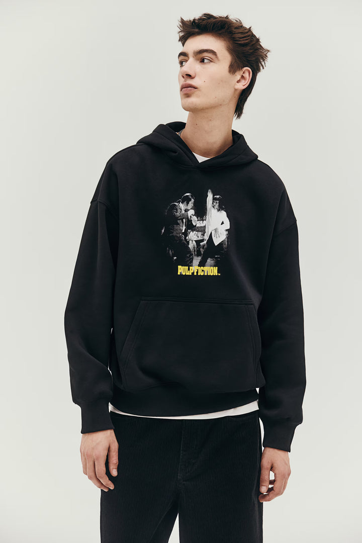 H&M Oversized Fit Printed Hoodie
