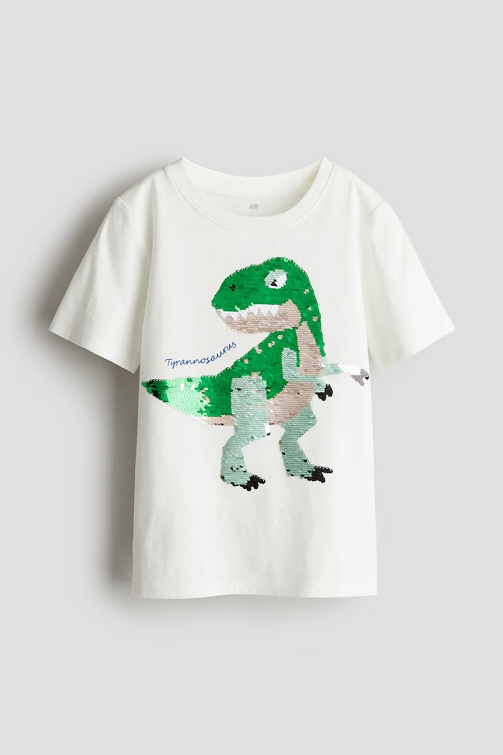 H&M Reversible-sequin T-shirt