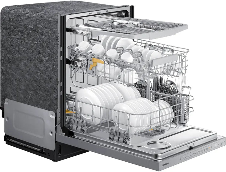 Samsung - 24" AutoRelease Dry Smart Built-In Tub Dishwasher with 3rd Rack, StormWash+, 42 dBA - Stainless steel