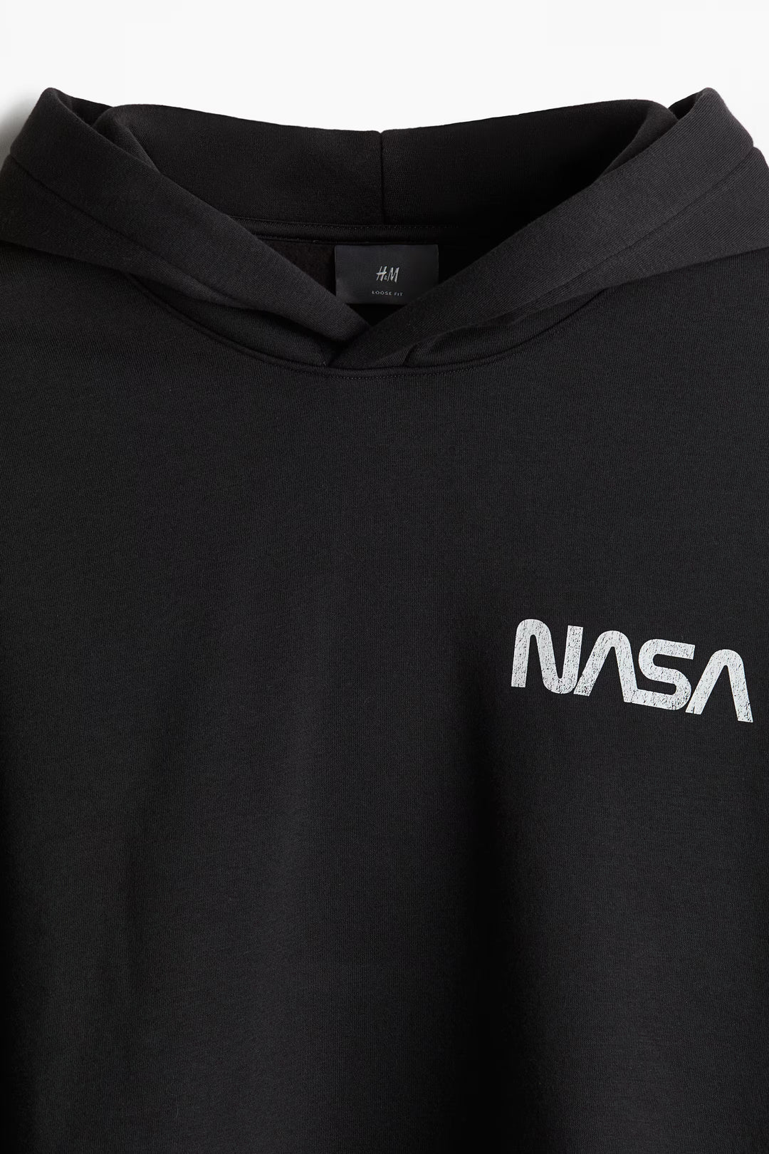 H&M Loose Fit Printed Hoodie