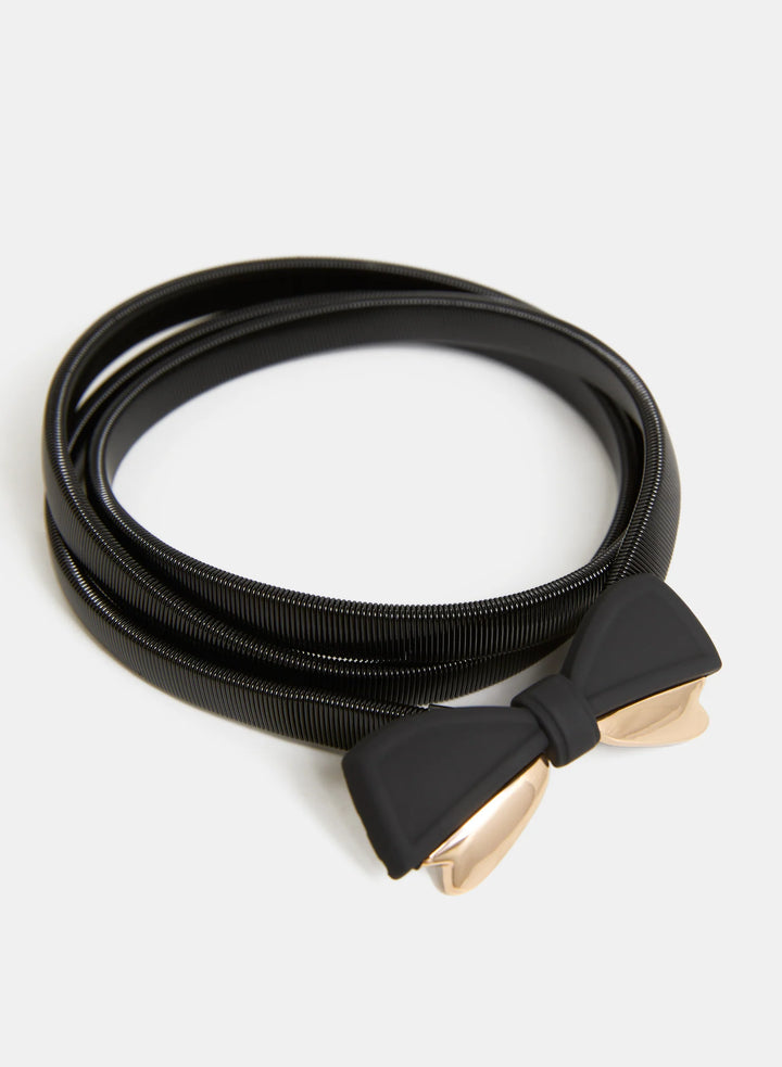 Laura Bow Detail Thin Belt