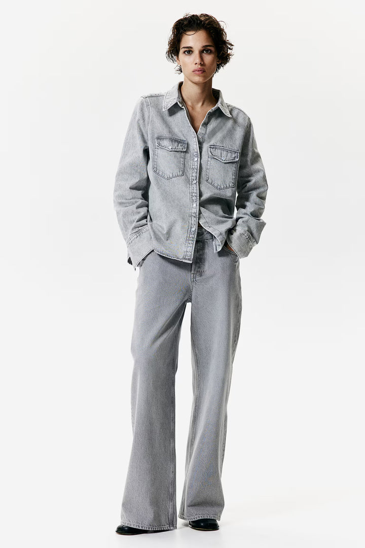H&M Wide-cut Jeans