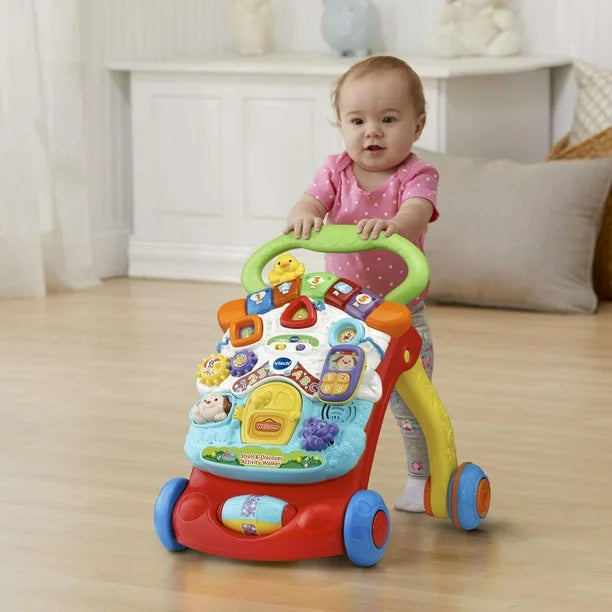 VTech Stroll & Discover Activity Walker - English Version, 9-36 Months
