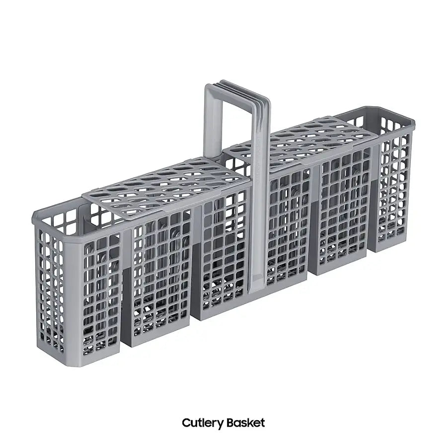 Samsung - 24" Bespoke AutoRelease Dry Smart Built-In Stainless Steel Tub Dishwasher with 3rd Rack, StormWash+, 42 dBA - White glass