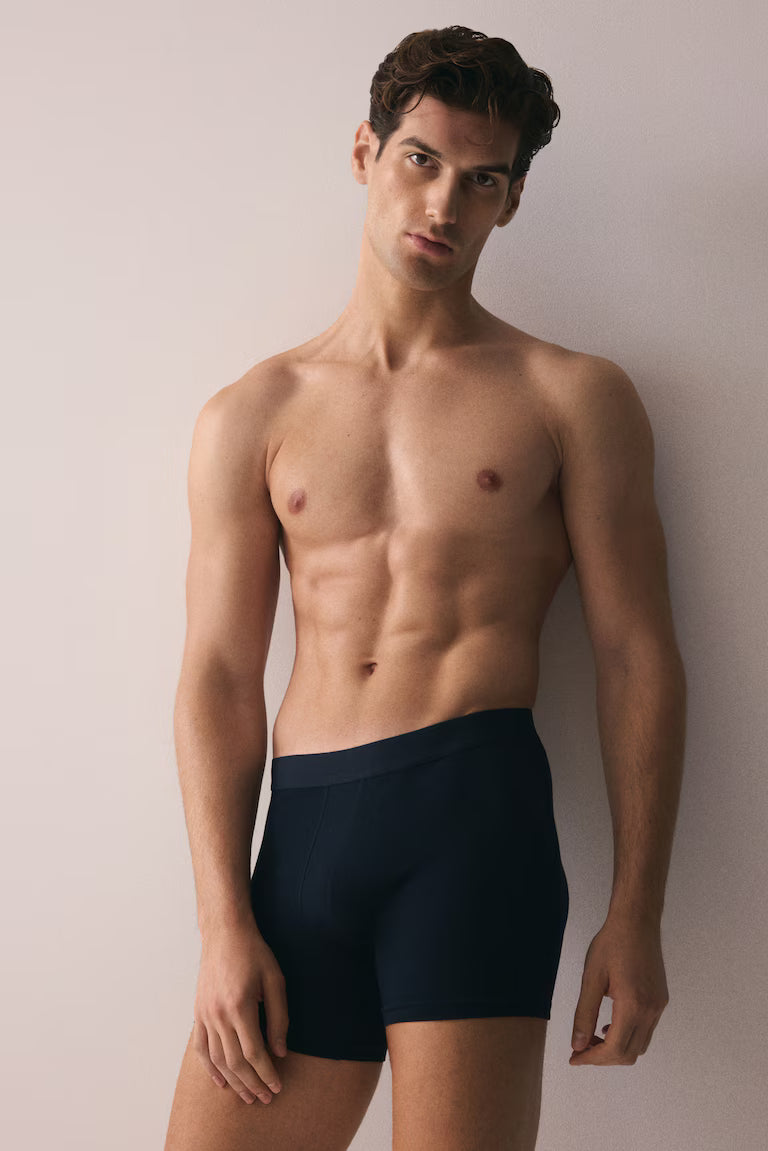 H&M 3-pack Mid-Length Boxer Briefs with Lycra®
