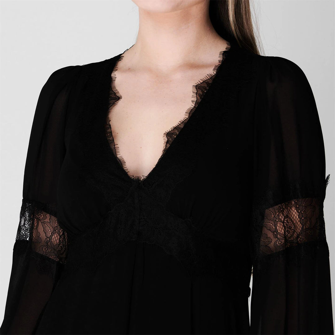 MICHAEL Michael Kors Lace Trim Dress