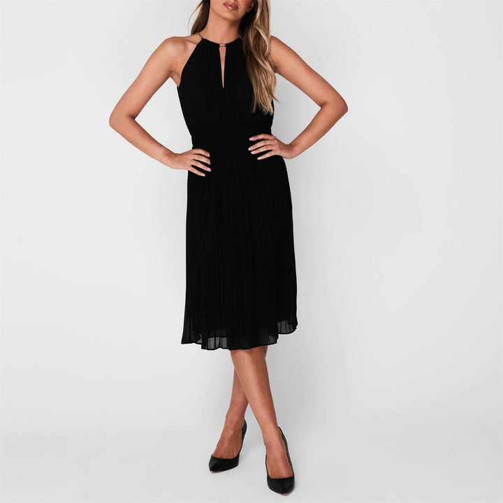 MICHAEL Michael Kors Chain Neck Midi Dress