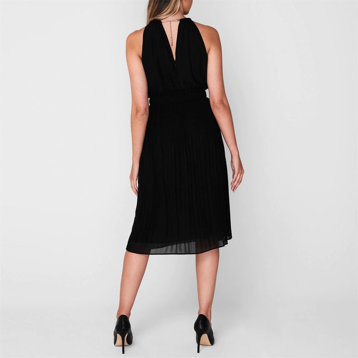 MICHAEL Michael Kors Chain Neck Midi Dress