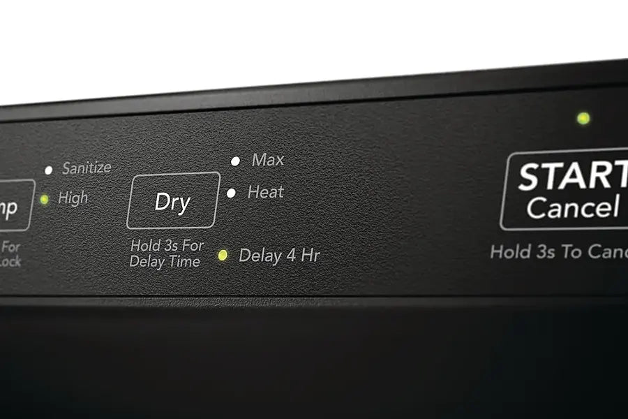 Frigidaire - 24" Front Control Built-In Plastic Tub Dishwasher with MaxDry, 54 dBA - Black