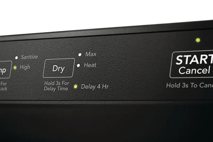 Frigidaire - 24" Front Control Built-In Plastic Tub Dishwasher with MaxDry, 54 dBA - Black