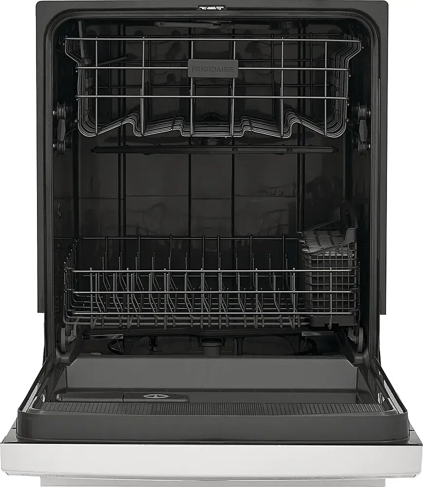 Frigidaire - 24" Front Control Built-In Plastic Tub Dishwasher with MaxDry, 54 dBA - White