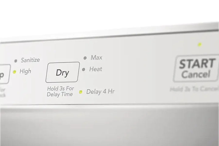 Frigidaire - 24" Front Control Built-In Plastic Tub Dishwasher with MaxDry, 54 dBA - White
