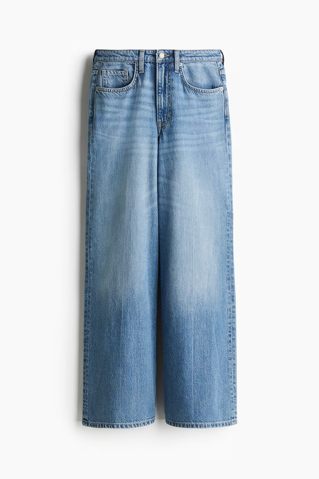 H&M Feather Soft Super Wide Ultra High Jeans