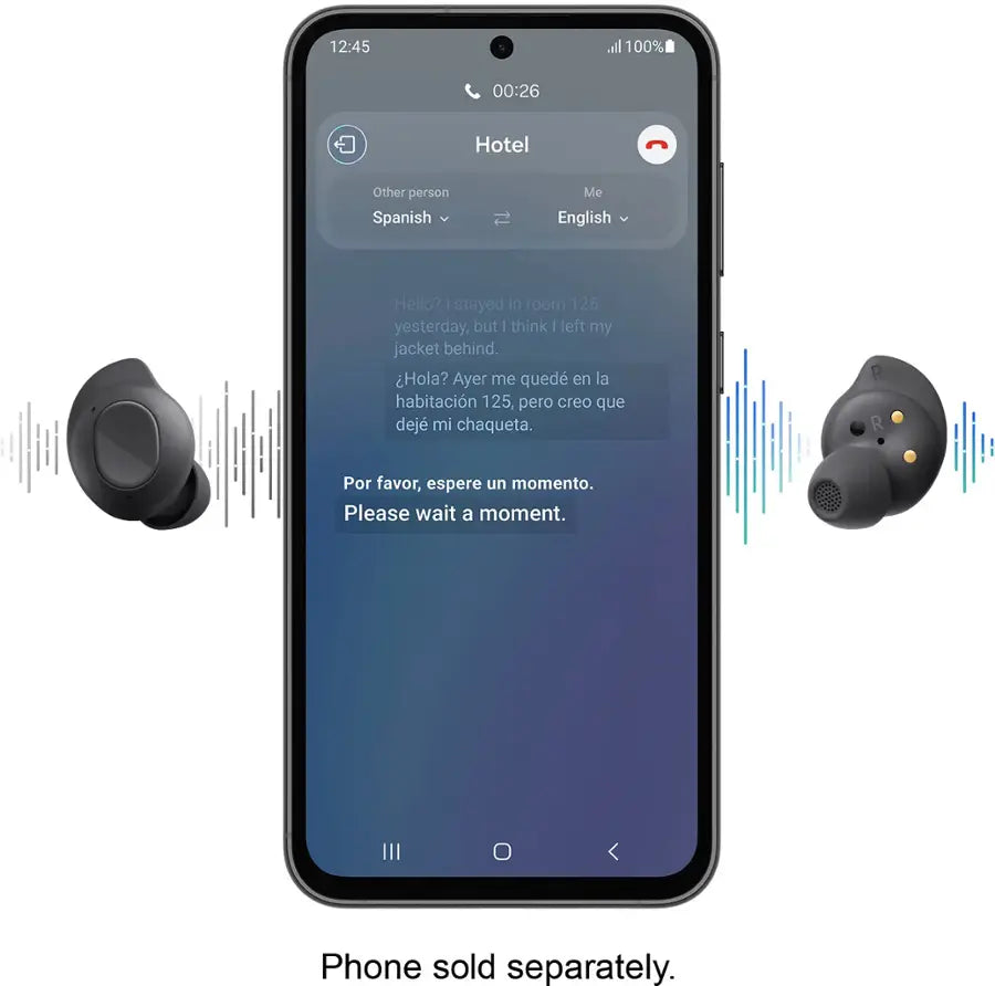 Samsung - Galaxy Buds FE Wireless Earbud Headphones - Graphite
