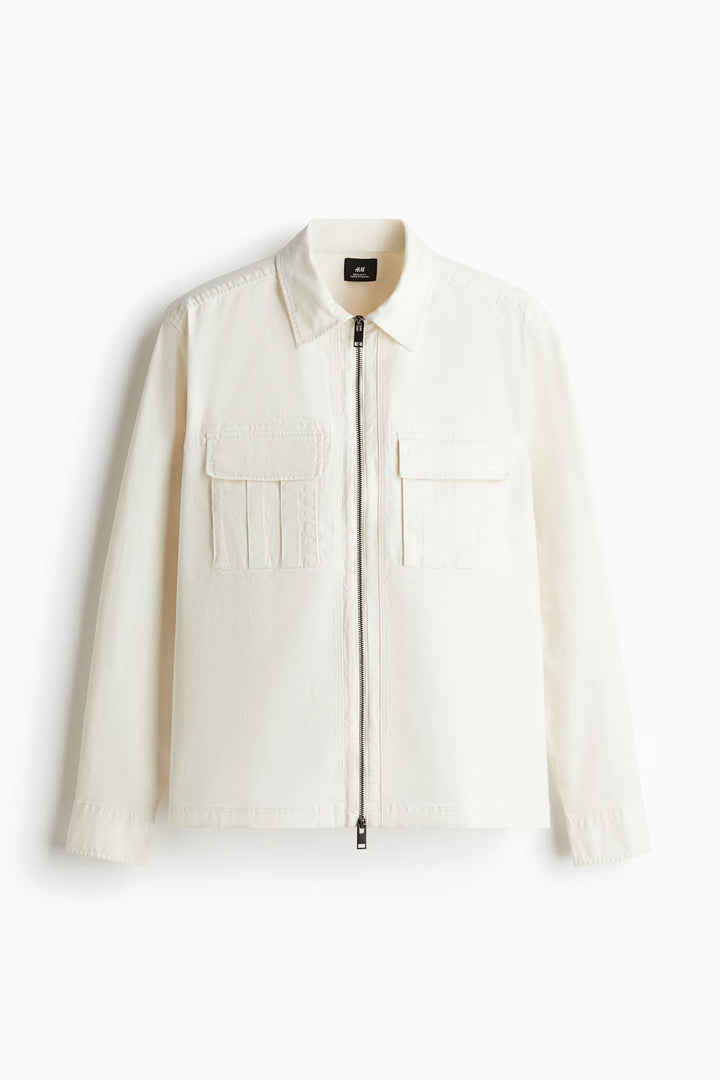 H&M Regular-Fit Twill Overshirt