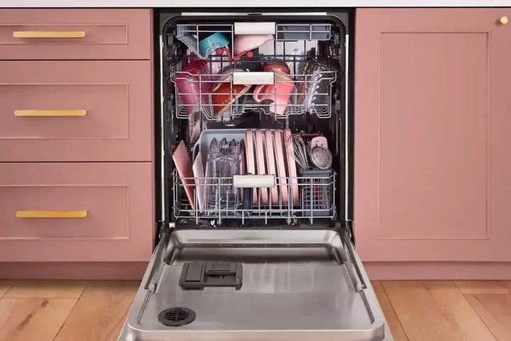 KitchenAid - 24" Top Control Built-In Stainless Steel Tub Dishwasher with 3rd Rack, FreeFlex, 44 dBA - Stainless Steel With PrintShield Finish