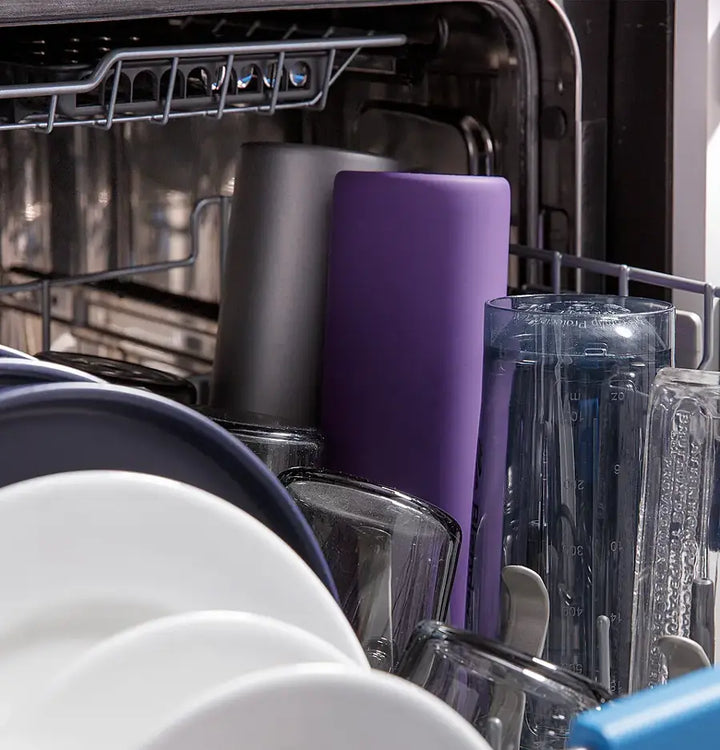 GE Profile - 24" Top Control Smart Built-In Tub Dishwasher with 3rd Rack, Dedicated Jet Targeted Wash and 39 dBA - Stainless steel