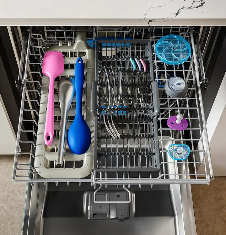 GE Profile - 24" Top Control Smart Built-In Tub Dishwasher with 3rd Rack, Dedicated Jet Targeted Wash and 39 dBA - Stainless steel