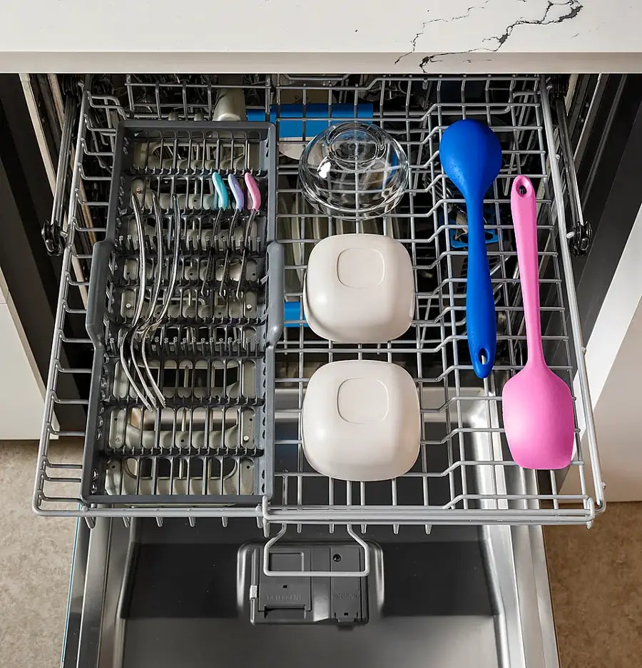 GE Profile - 24" Top Control Smart Built-In Tub Dishwasher with 3rd Rack, Dedicated Jet Targeted Wash and 39 dBA - Stainless steel