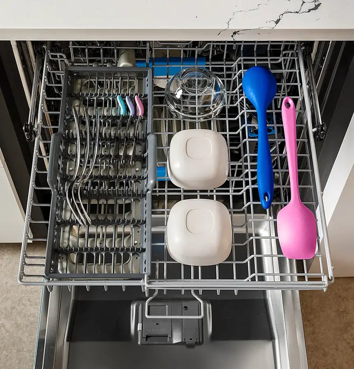 GE Profile - 24" Top Control Smart Built-In Tub Dishwasher with 3rd Rack, Dedicated Jet Targeted Wash and 39 dBA - Stainless steel