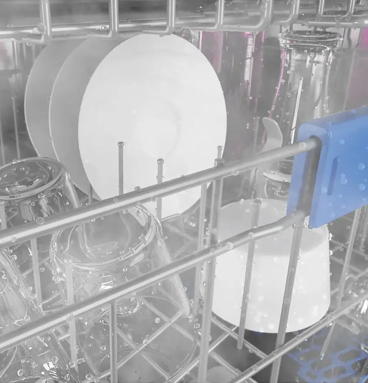 GE Profile - 24" Top Control Smart Built-In Tub Dishwasher with 3rd Rack, Dedicated Jet Targeted Wash and 39 dBA - Stainless steel