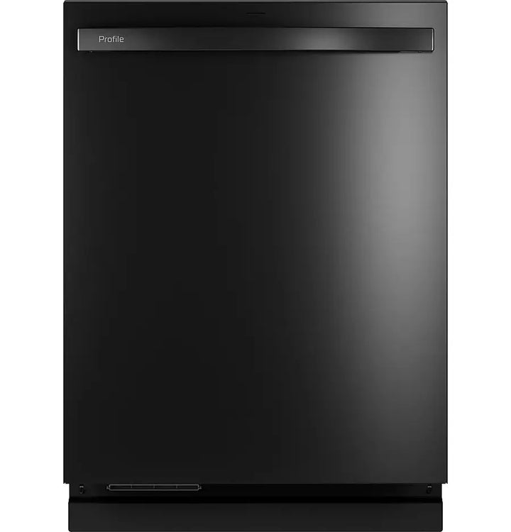 GE Profile - 24" Top Control Smart Built-In Stainless Steel Tub Dishwasher with 3rd Rack, Dedicated Jet Targeted Wash and 39 dBA - Black Stainless Steel
