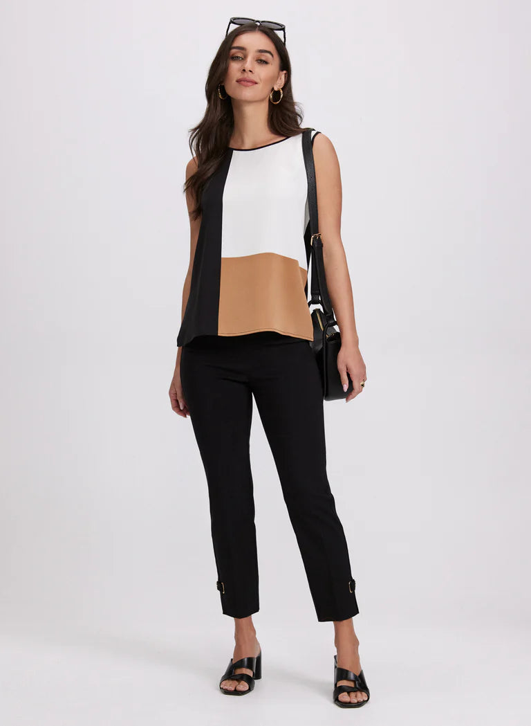LAURA Colour Block Sleeveless Top