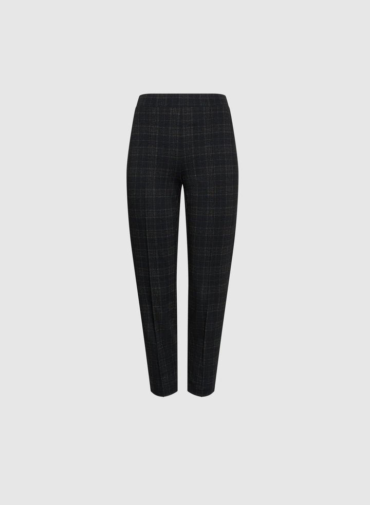 LAURA Sofia Plaid Print Pants - Short